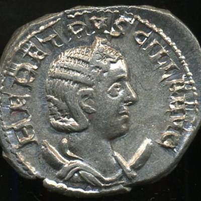 Império Romano - HERENIA ETRUSCILLA - (249-251) Antoniniano em prata. - BELA a SOBERBA-