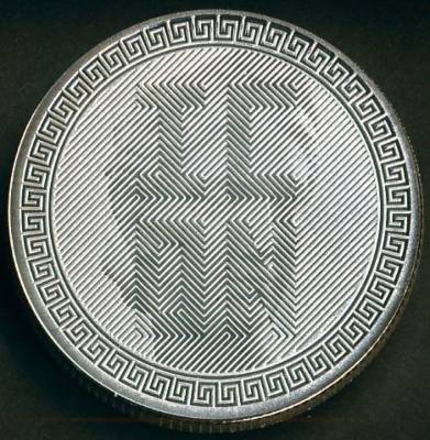TOKELAU - 5 DOLARES (ICON) 1 ONÇA PRATA - 2020 - SOBERBA