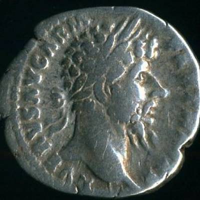 Império Romano, LÚCIO VERO, 161-169 - Denário, 3,08 g. BC+ /MBC