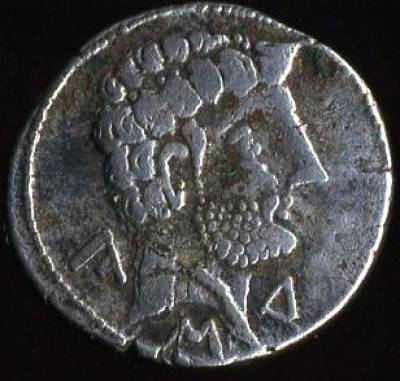 TURIASO - TARAZONA (Tarragona) 120 - 20 a. C. - Denário em prata (ESCASSA)