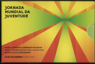 PORTUGAL - Jornada Mundial da Juventude (2023) - Moeda de €2,00 PROOF 