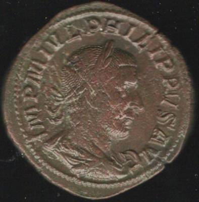 Império Romano - FILIPE I (O Árabe) 244-249 (SESTERCIO) - MBC +
