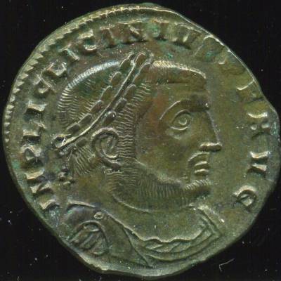 Império Romano - LICINIO I, (308-324) Follis em bolhão. (MBC).