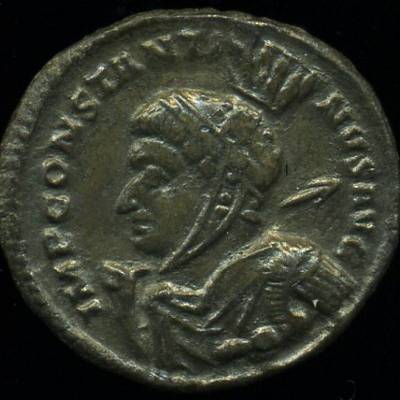 Império Romano - CONSTANTINO I, o Grande, (307-337) Centenional em bolhão. (Mbc+) 