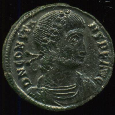 Império Romano - CONSTANTE - (337-350) 1/4 de Maiorina - MBC