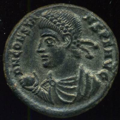 Império Romano - CONSTANTE - (337-350) Maiorina em bolhão- BELA