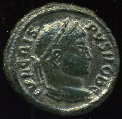 Império Romano - CRISPO - (317-326) Centenional em bolhão - MBC+