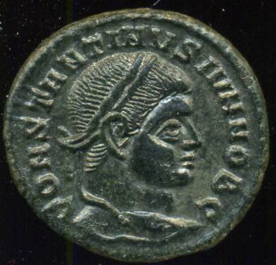  Império Romano - CONSTANTINO II, (337-340) Centenional em bolhão - (BELA)