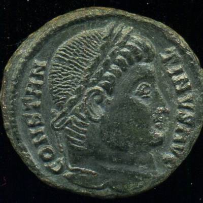 Império Romano - CONSTANTINO I, o Grande, (307-337) Centenional em bolhão. (MBC+) 