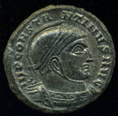 Império Romano - CONSTANTINO I, O Grande (307-337) Centenional em bolhão - BELA a SOBERBA -