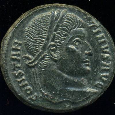 Império Romano - CONSTANTINO I, o Grande, (307-337) Centenional em bolhão. (BELA) 