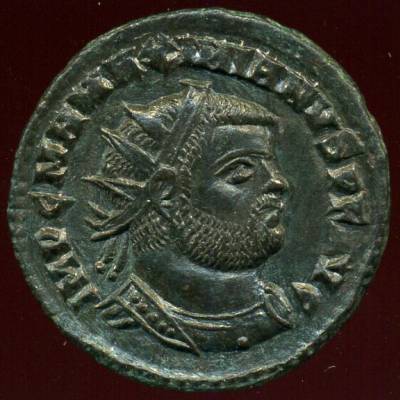 Império Romano - MAXIMIANO  (286-310) Bronze radiado (antoniniano) - MBC+ a BELA