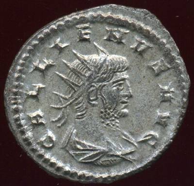 Império Romano - GALIENO - (253-268) Antoniniano em bolhão - (BELA) - (VENDIDA)