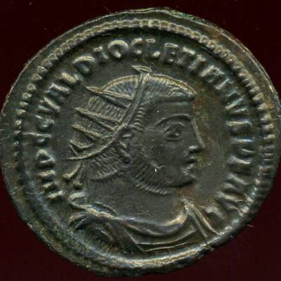 Império Romano - DIOCLECIANO, (284-305) - Bronze radiado, pós reforma monetária. (BELA a SOBERBA).