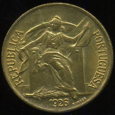 50 Centavos 1926 - Bronze-alumínio - (SOBERBA)