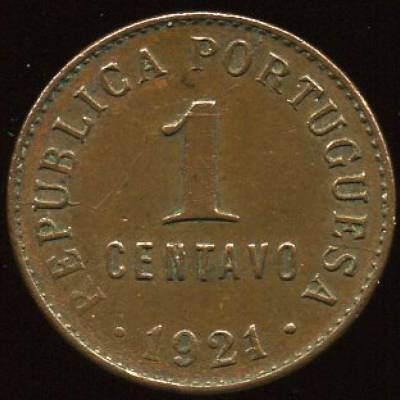 1 Centavo 1921 - bronze - BC+/MBC